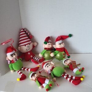 Christmas Elf Collection Holiday Decor Festive Ornaments